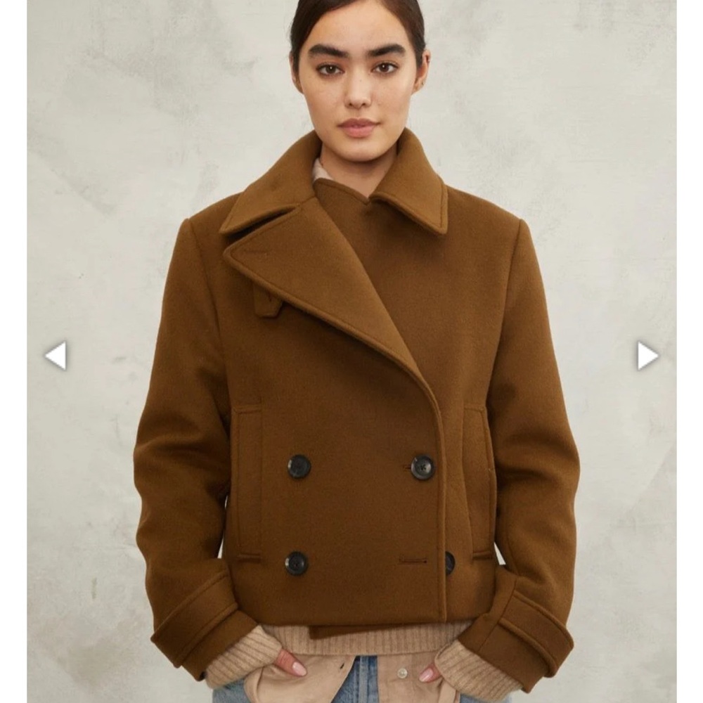 Marissa Webb cashmere blend Double-Breasted short Peacoat